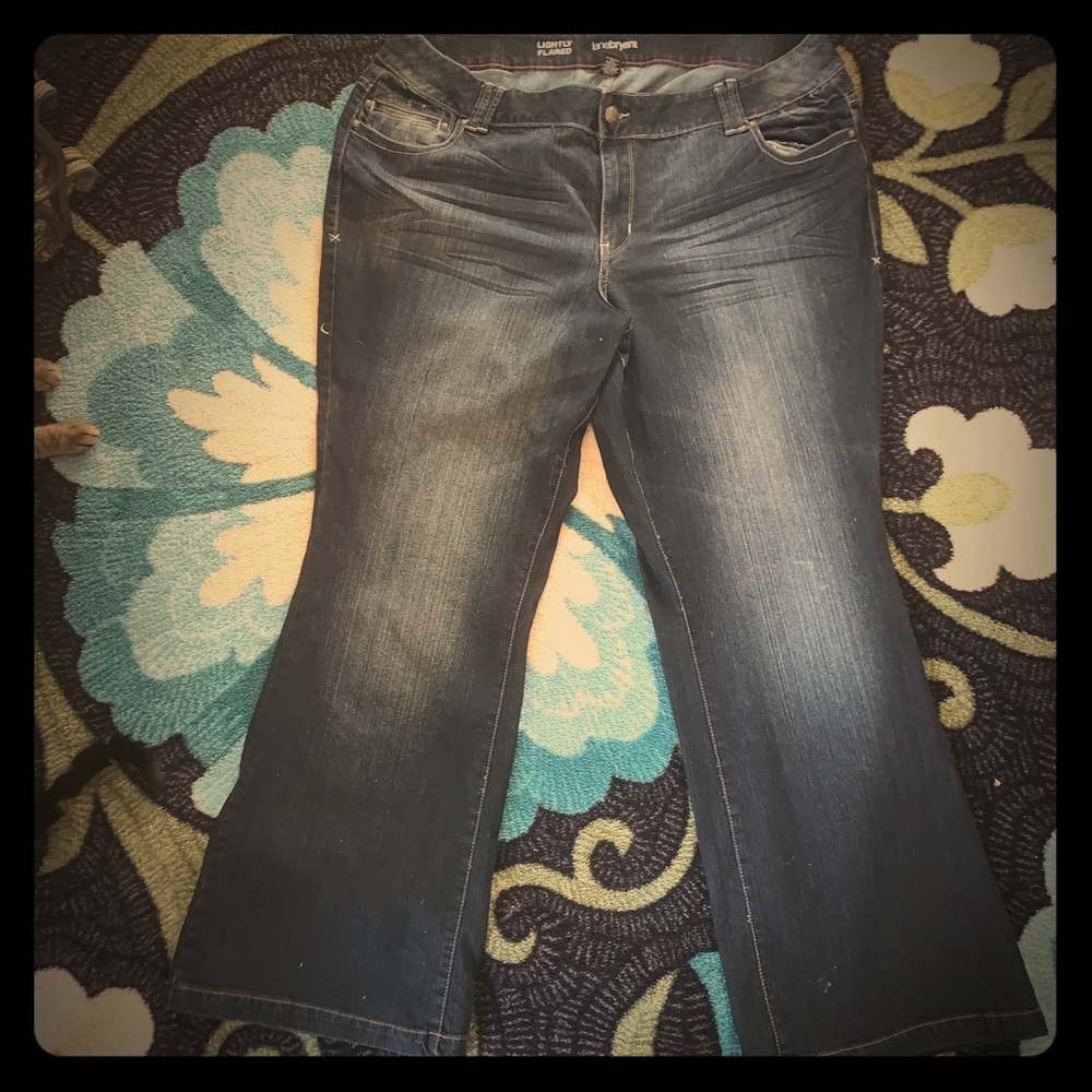 Lane Bryant Lightly Flared Plus Size 24 Jeans